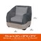 Modern Leisure Renaissance Patio Lounge Chair Cover, 35 in. L x 38 in. W x 31 in. H, Gray 3022 - alternate 2
